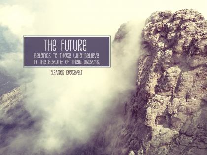 The Future - Motivational/Inspirational Wallpaper (Downloadable JPEG)