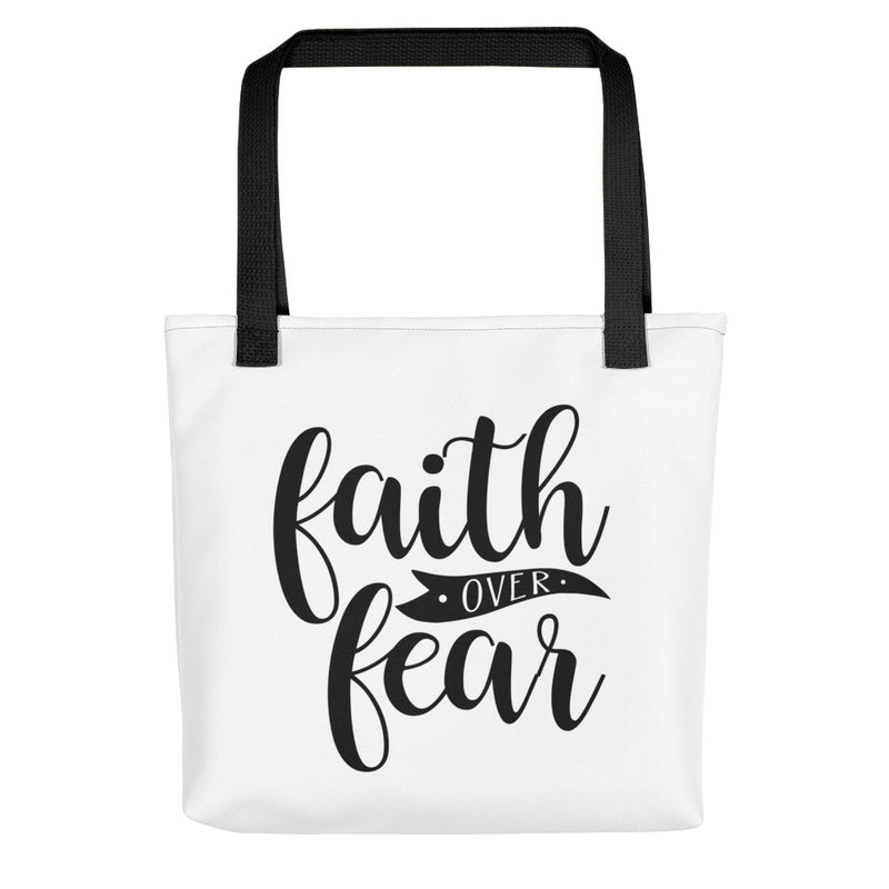 Faith over Fear - Tote Bag