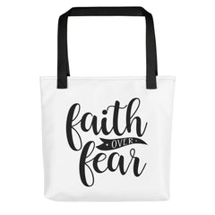 Faith over Fear - Tote Bag