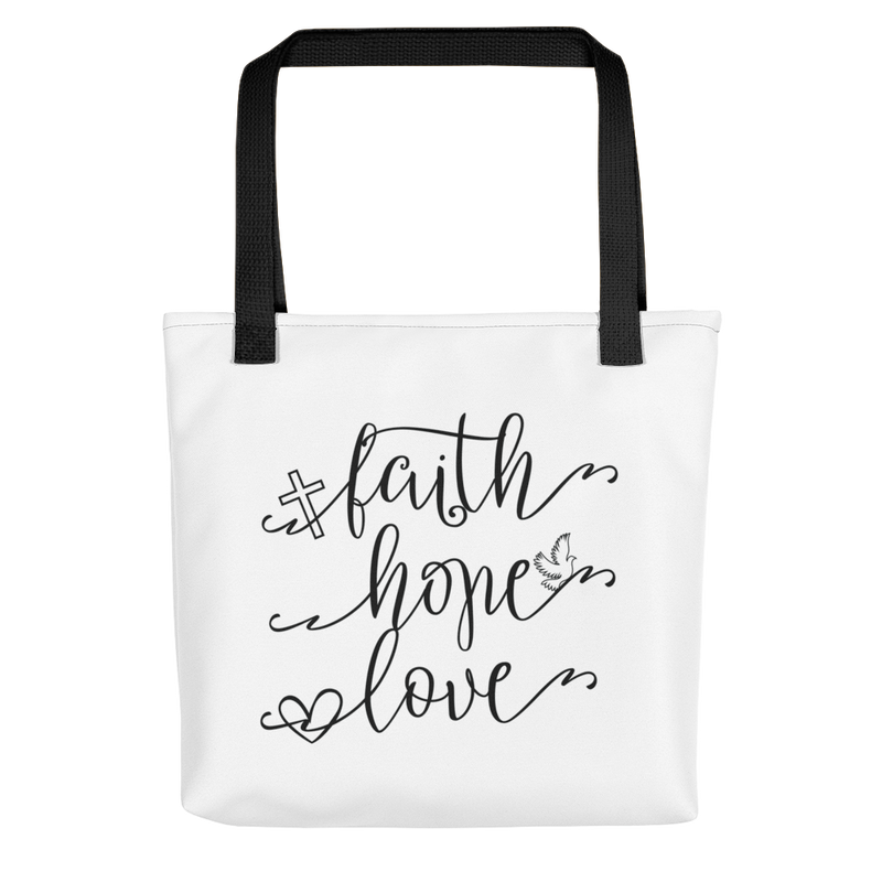Faith Hope Love - Tote Bag