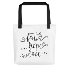 Faith Hope Love - Tote Bag
