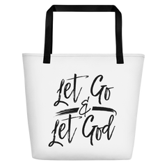 Let Go & Let God - Beach Bag