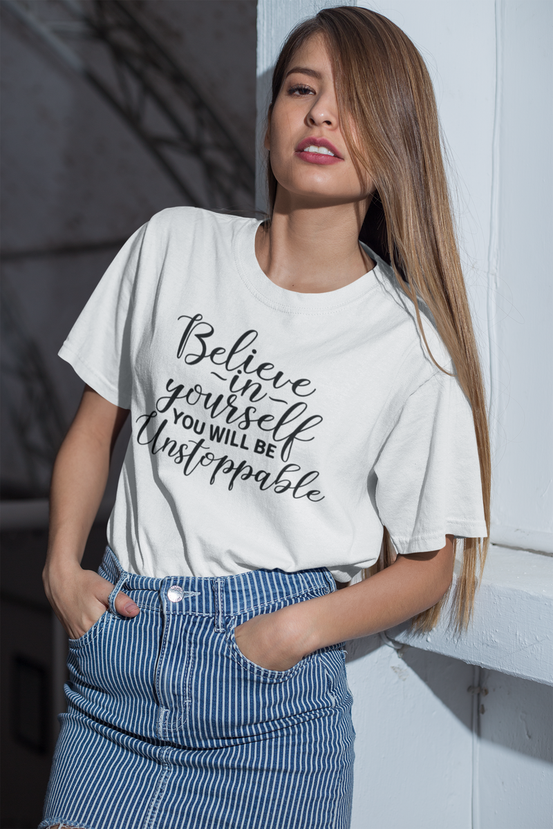 Believe In Yourself - Cotton T-Shirt