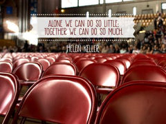 Alone We Can Do so Little - Motivational/Inspirational Wallpaper (Downloadable JPEG)
