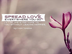 Spread Love - Motivational/Inspirational Wallpaper (Downloadable JPEG)