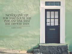 Never Give Up - Motivational/Inspirational Wallpaper (Downloadable JPEG)