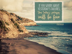 If You Worry About - Motivational/Inspirational Wallpaper (Downloadable JPEG)