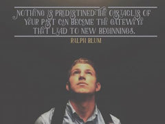 Nothing Is Predestined - Motivational/Inspirational Wallpaper (Downloadable JPEG)