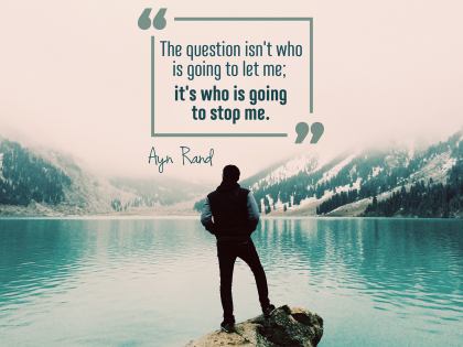 The Question Isn't - Motivational/Inspirational Wallpaper (Downloadable JPEG)