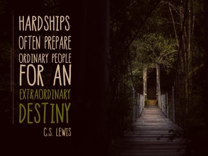 Hardships Often Prepare - Motivational/Inspirational Wallpaper (Downloadable JPEG)
