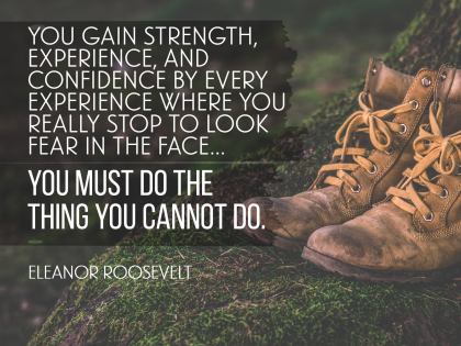 You Gain Strength - Motivational/Inspirational Wallpaper (Downloadable JPEG)