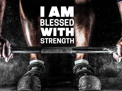 I Am Blessed - Motivational/Inspirational Wallpaper (Downloadable JPEG)