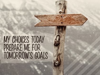 My Choices Today - Motivational/Inspirational Wallpaper (Downloadable JPEG)
