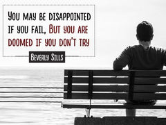 You May Be Disappointed - Motivational/Inspirational Wallpaper (Downloadable JPEG)