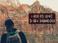 I Open My Heart - Motivational/Inspirational Wallpaper (Downloadable JPEG)