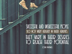 Successful and Unsuccessful People - Motivational/Inspirational Wallpaper (Downloadable JPEG)