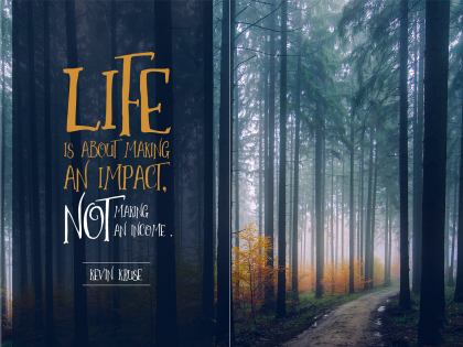 Life Is About Making - Motivational/Inspirational Wallpaper (Downloadable JPEG)