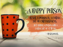 A Happy Person - Motivational/Inspirational Wallpaper (Downloadable JPEG)