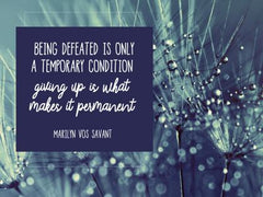 Being Defeated - Motivational/Inspirational Wallpaper (Downloadable JPEG)