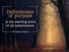 Definiteness of Purpose  - Motivational/Inspirational Wallpaper (Downloadable JPEG)