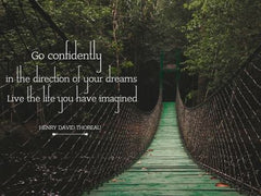 Go Confidently - Motivational/Inspirational Wallpaper (Downloadable JPEG)