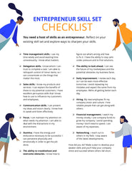 Entrepreneur Skill Set - Checklist – (Downloadable – PDF)