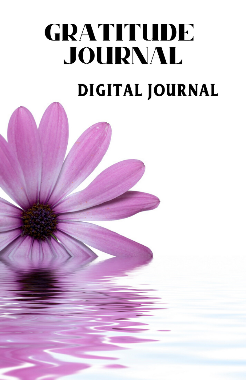 Gratitude Journal – Digital Journal – Floral - (Downloadable – PDF)