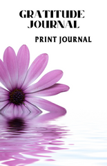 Gratitude Journal – Print Journal – Floral - (Downloadable – PDF)