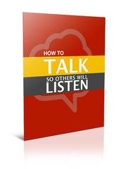 How to Talk to Other People Will Listen - eBook – (Downloadable – PDF)