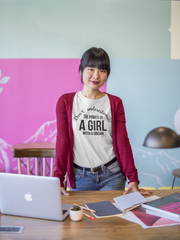 Don't Underestimate The Power of A Girl - Cotton T-Shirt