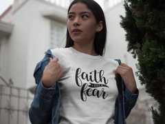Faith Over Fear - Cotton T-Shirt