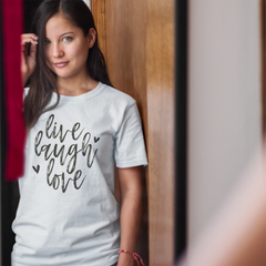 Live Laugh Love - Cotton T-Shirt