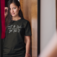 Just A Girl - Cotton T-Shirt