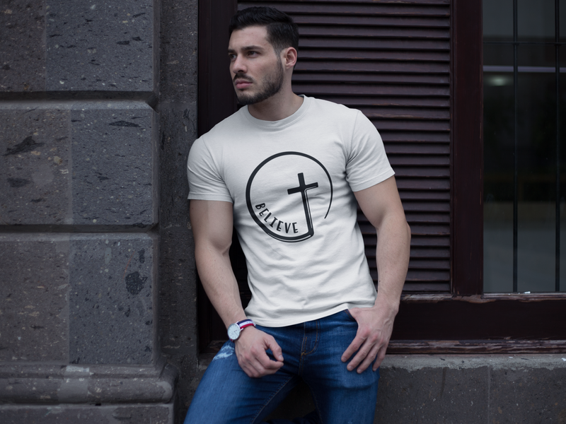 Believe Cross - Cotton T-Shirt