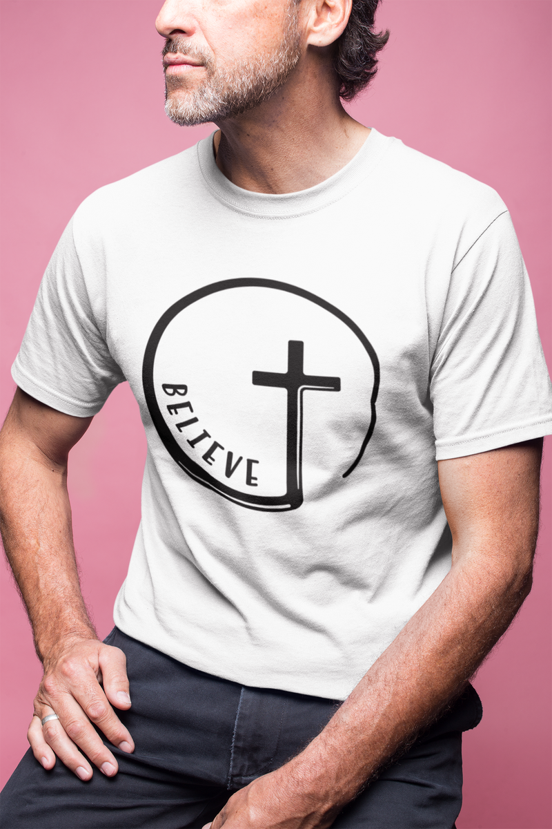 Believe Cross - Cotton T-Shirt