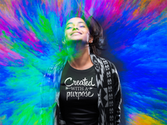 Created With A Purpose - Cotton T-Shirt