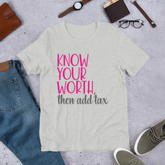 Know Your Worth - Cotton T-Shirt