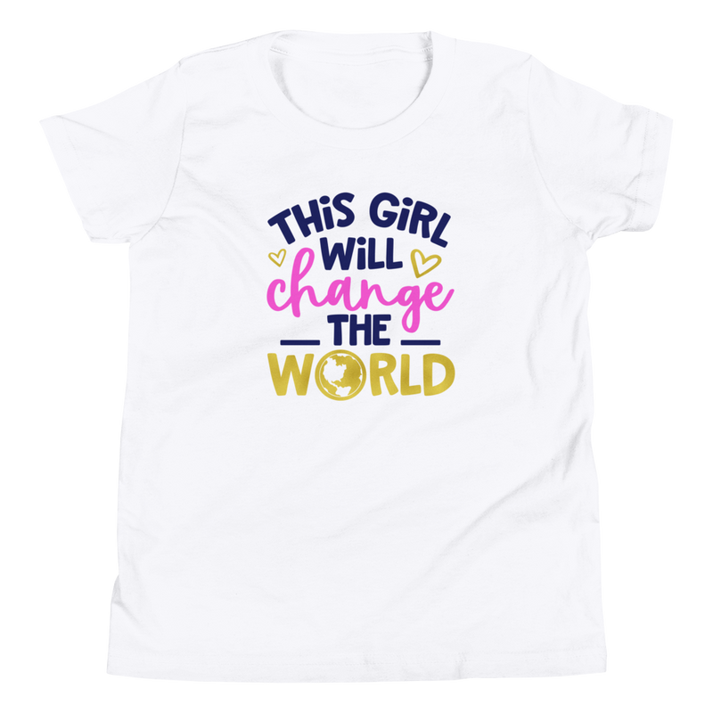 This Girl Will Change the World - Youth Short Sleeve T-Shirt