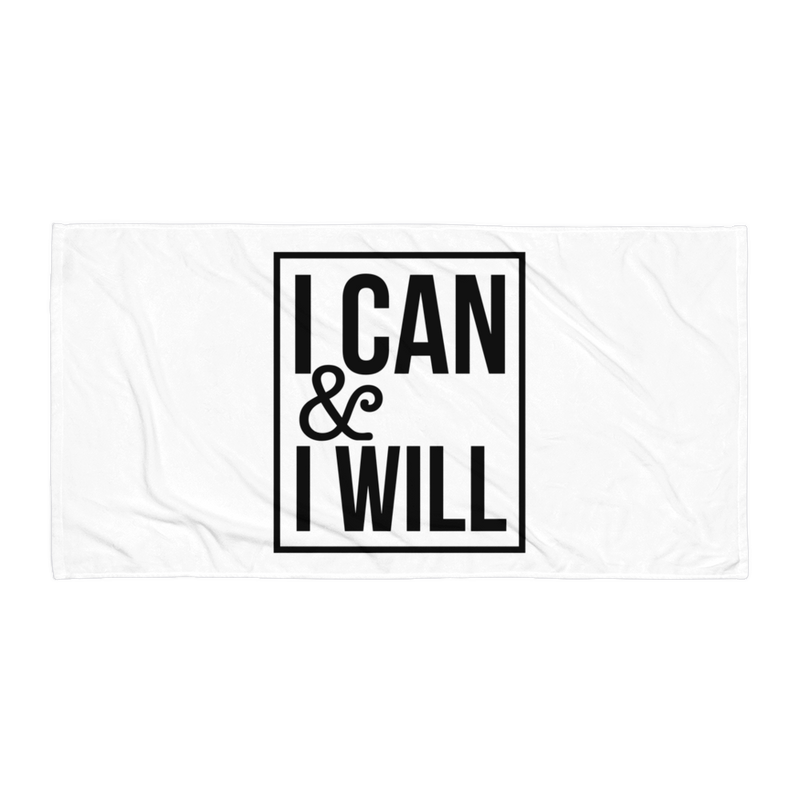 I Can & I Will - Beach Towel