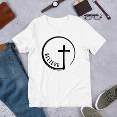 Believe Cross - Cotton T-Shirt