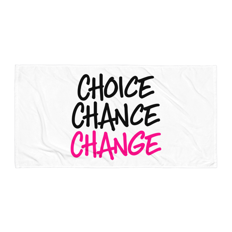 Choice Chance Change - Beach Towel