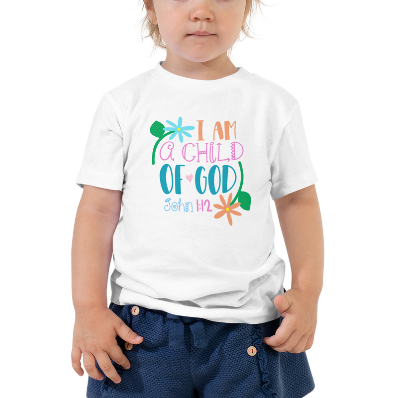 I Am a Child of God - Toddler Short Sleeve Tee