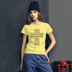 Love Is Patient - Cross - Women's Cotton T-Shirt