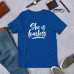 She is Fearless - Cotton T-Shirt
