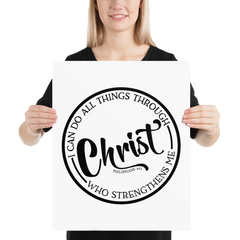 I Can Do All Things Through Christ - Poster