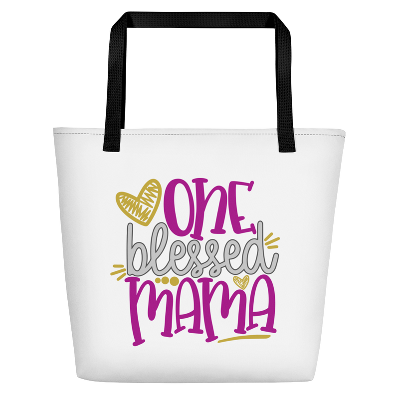 One Blessed Mama - Beach Bag