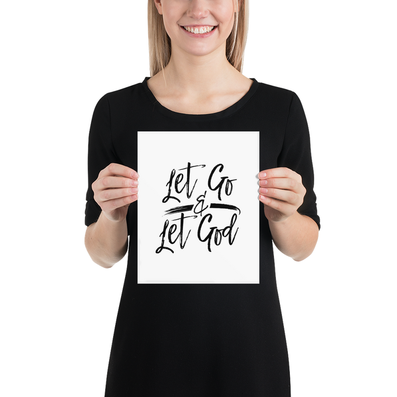 Let Go & Let God - Poster
