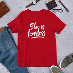 She is Fearless - Cotton T-Shirt