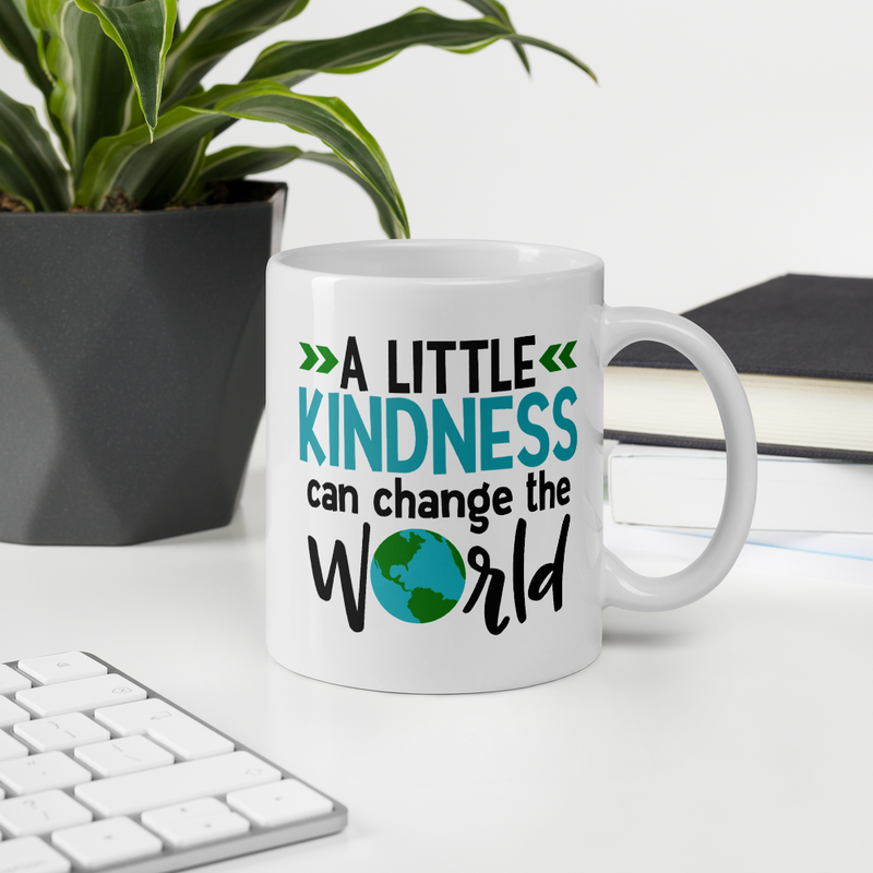 A Little Kindness Can Change the World - Blue - Coffee Mug
