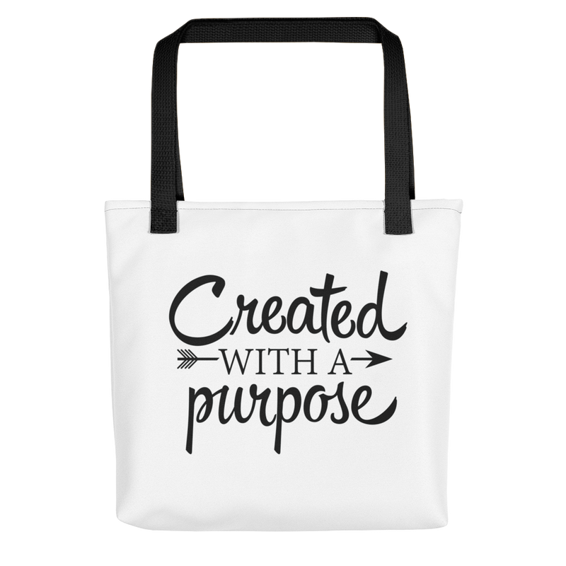 Created with a Purpose - Tote Bag